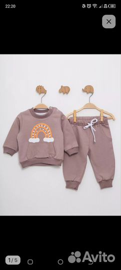 Костюм детский 80 см, хлопок,бу + вещи бу