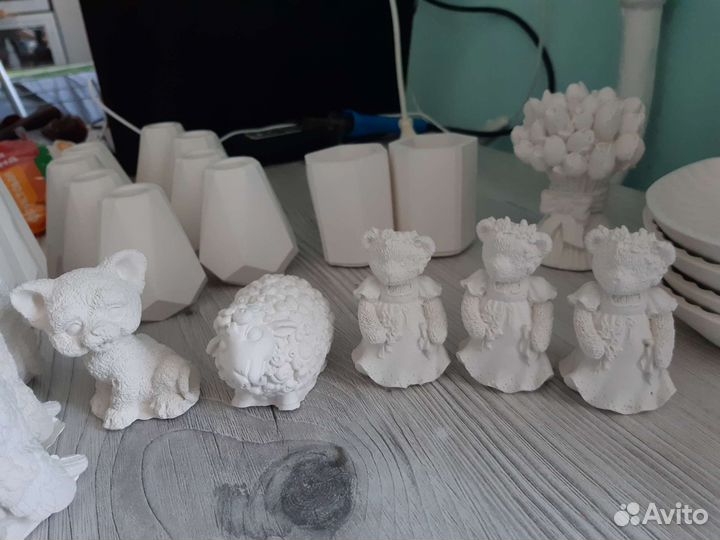 Фигурки и вазы для творчества