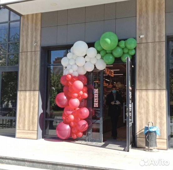 Воздушные шары под открытие магазина