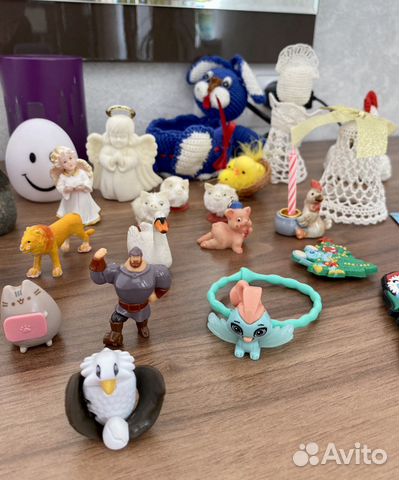 Игрушки пасхальные, из кидеров, ночники, копилка