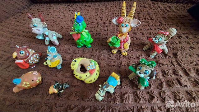 Игрушки из глины