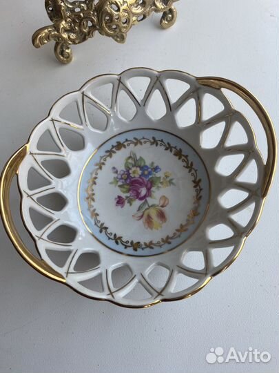 Ваза прорезной фарфор, Германия, Martinroda