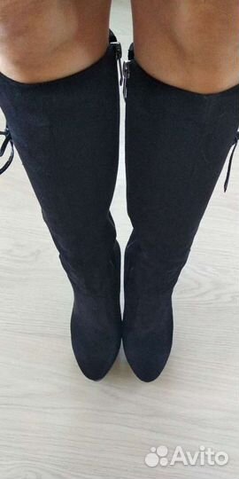 Сапоги на каблуке