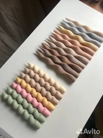 Яркие свечи из соевого воска