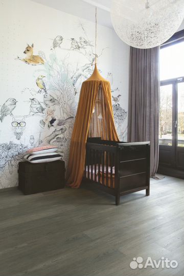 Ламинат SPC Quick-Step Vinyl SPC Дуб коричневый
