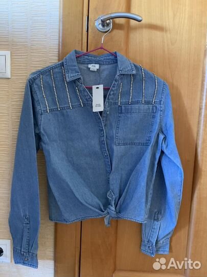 Рубашка джинсовая новая