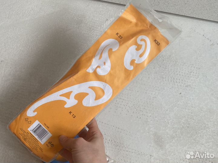 Набор линеек для кривых форм