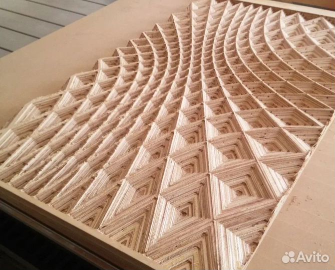 Фрезерная обработка дерева на станке чпу