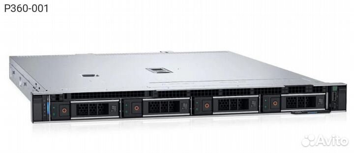 P360-001, Сервер Dell PowerEdge R360 4x3.5