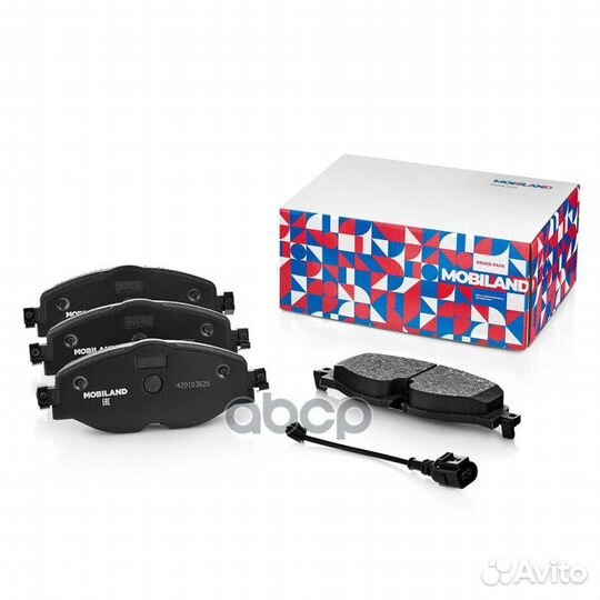 Колодки тормозные дисковые перед 429103620 mobi