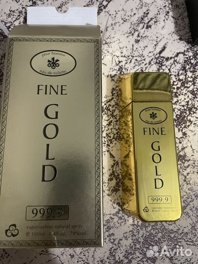 Fine gold 999.9 туалетная вода