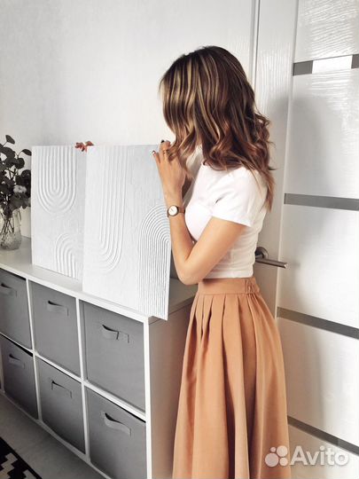 Декоративное панно из штукатурки