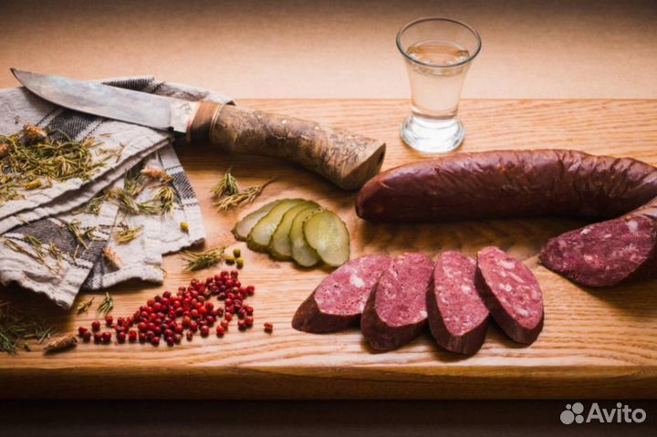 Колбаса из мяса лося