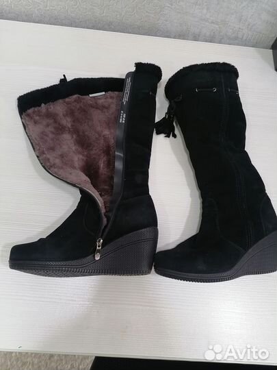 Натуральные зимние сапоги