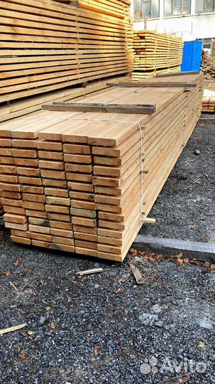 Доска обрезная 40х150х6000мм 1 сорт ГОСТ