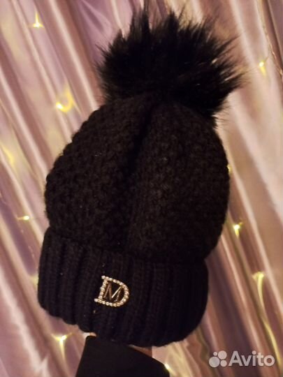 Шапка вязанная женская