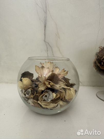 Ваза, бокал, подставка под свечи