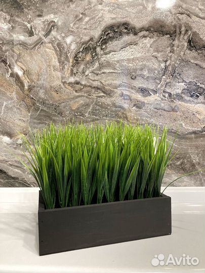 Искусственные цветы осока трава газон