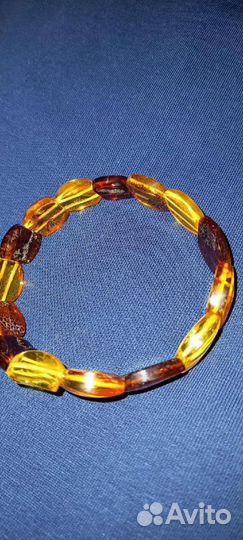 Браслет из янтаря винтаж СССР
