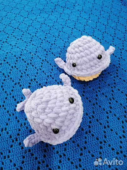 Игрушка китенок. Амигуруми