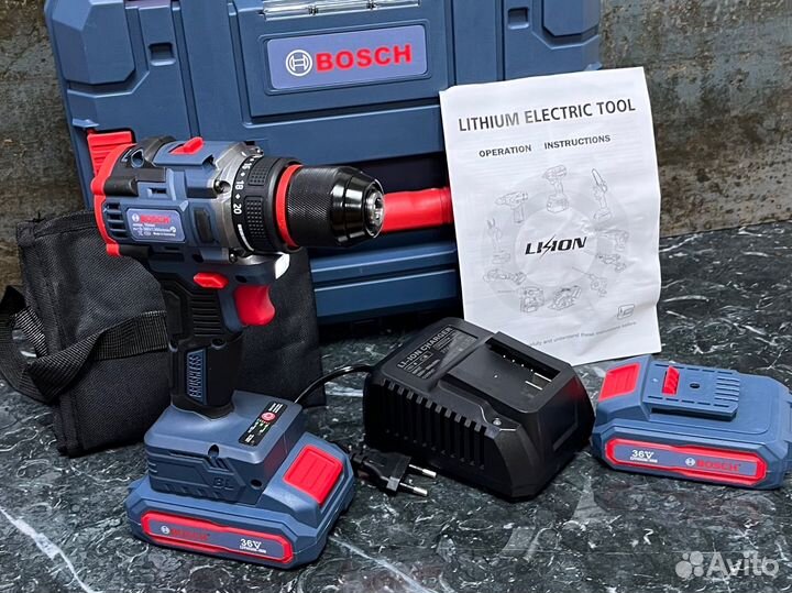 Шуруповерт bosch 36V мощный бесщеточный