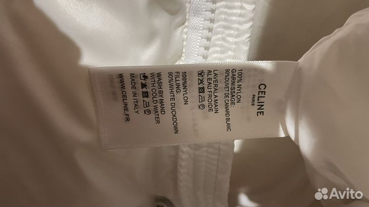 Пуховик женский celine