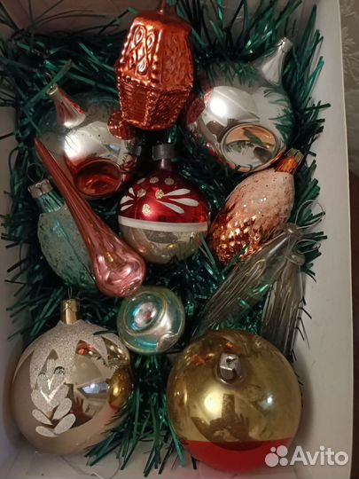 Елочные игрушки СССР