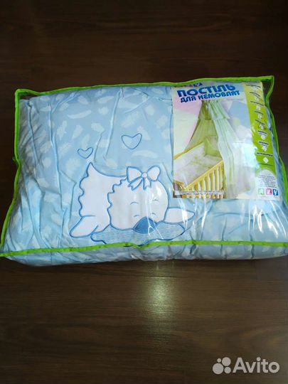 Комплект в кроватку одеяло бортики