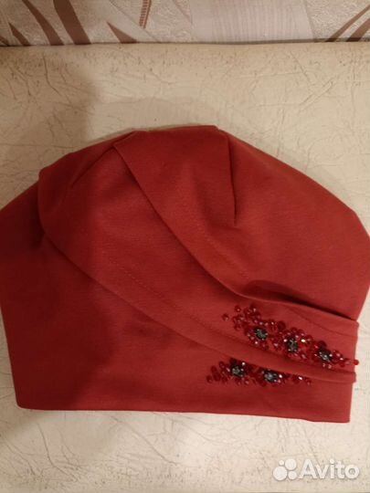 Комплект шапка и снуд женский