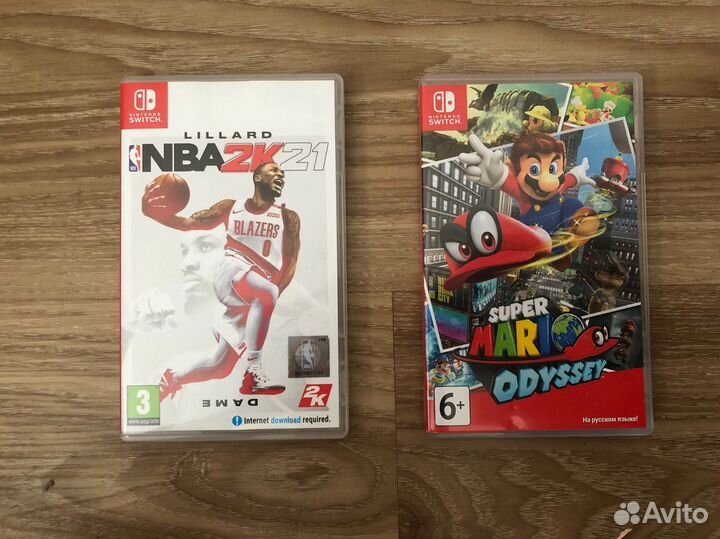 Super Mario Odyssey / NBA 2k21 (nintendo switch)