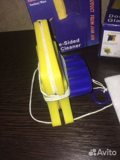 Магнитная щетка для мытья окон Glass Cleaner