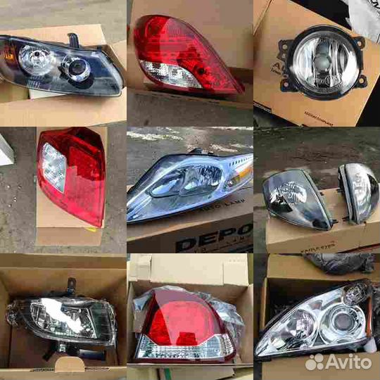 Имитация фары П/Т правая+поворотник для nissan alm