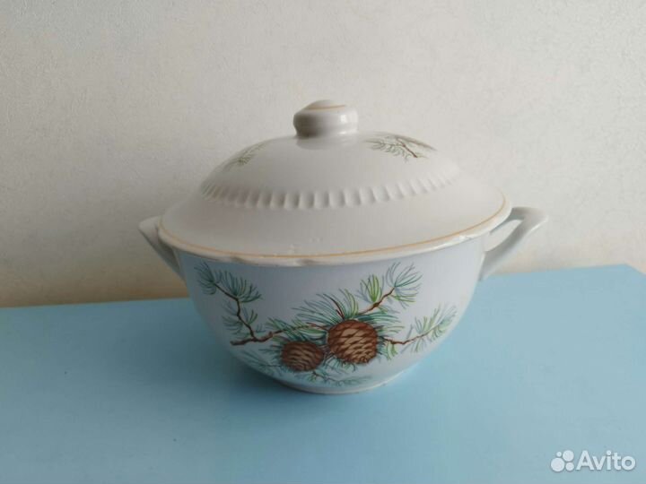 Сервиз столовый Шишки завода Пролетарий СССР