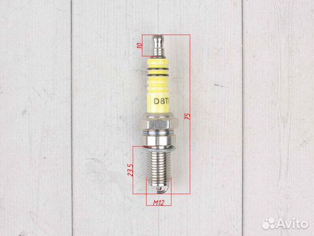 Свеча зажигания D8 CG125/150 166FMM 165FMM 169FMM