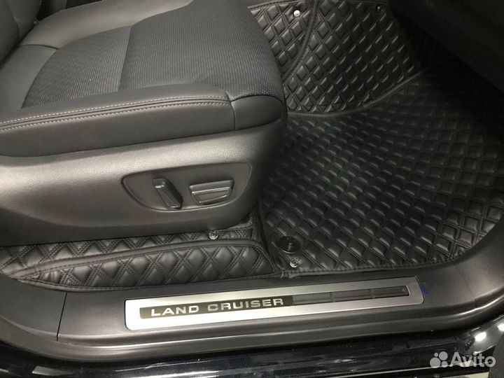 3D ковер из экокожи в салон Land Cruiser 300 Z4ZW6