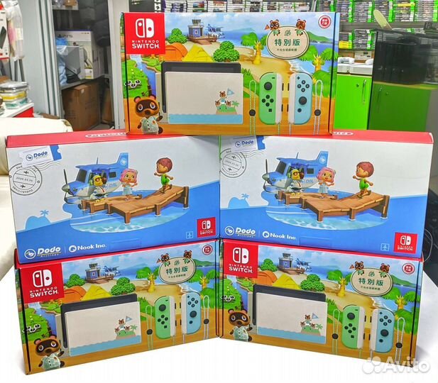 Nintendo Switch V2 Animal Crossing Edition Новая