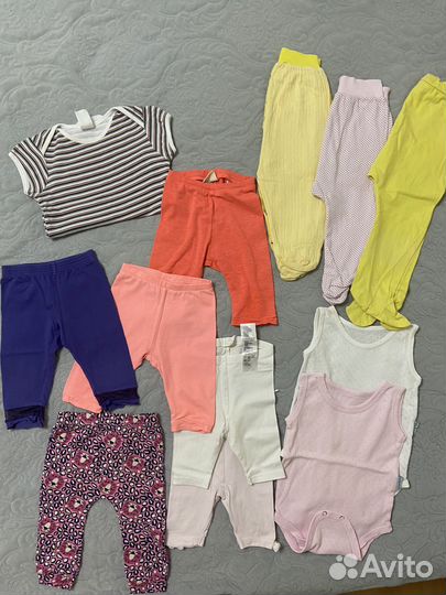 Летние вещи пакетом для девочки (5-12 мес)