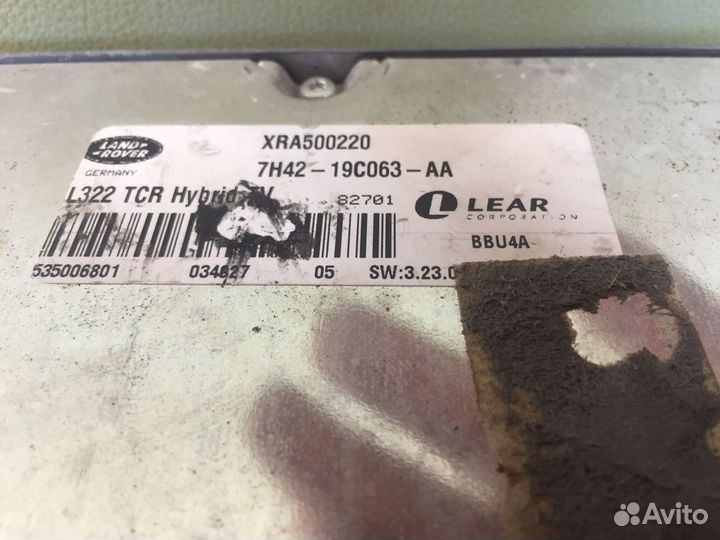 Land Rover Range Rover Sport тв тюнер