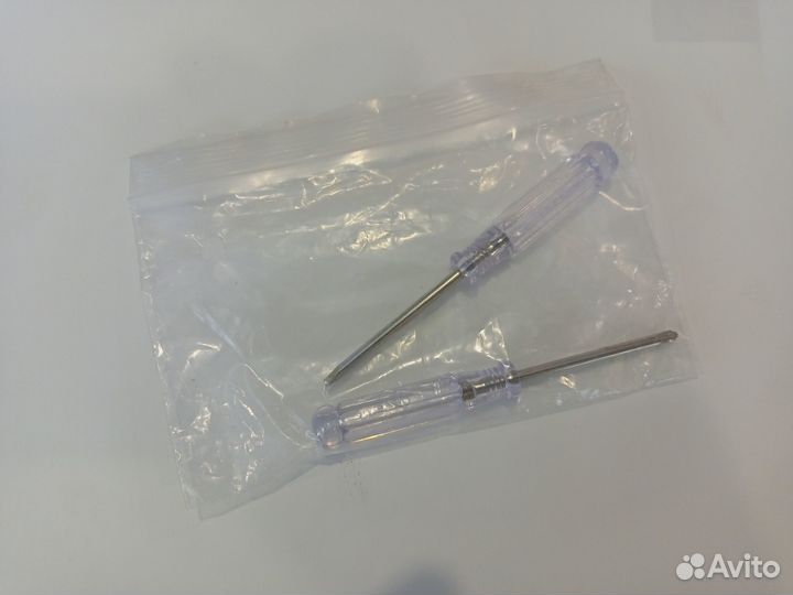 Отвертки для пк (2шт) крестовая/плоская