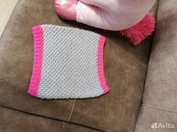 Комплект шапка и снуд для девочки