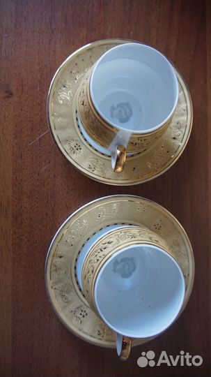2 чайные пары Yamasen Japan Япония золото