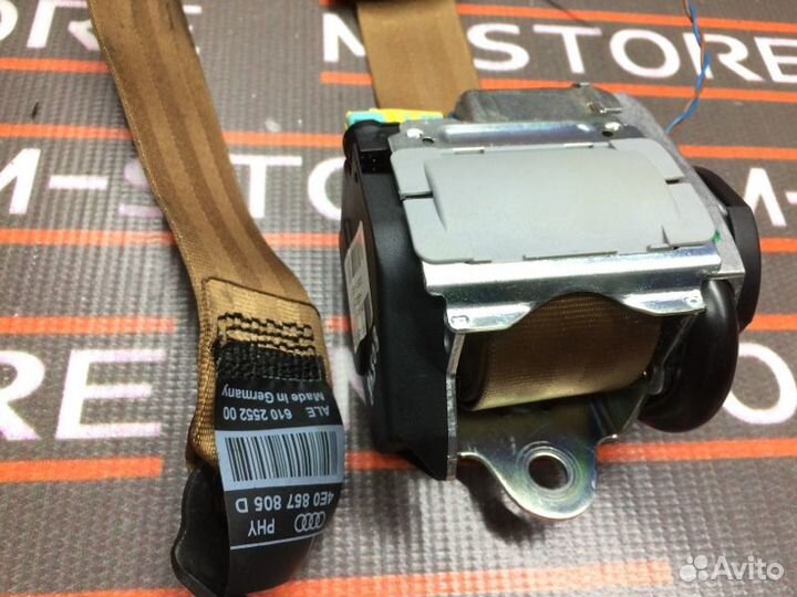 Ремень безопасности задний левый Audi A8 4E/D3 BVJ