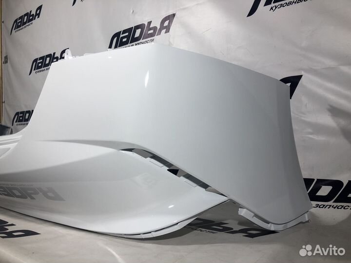 Бампер Hyundai Solaris(20-н.в.) задний Белый atlas
