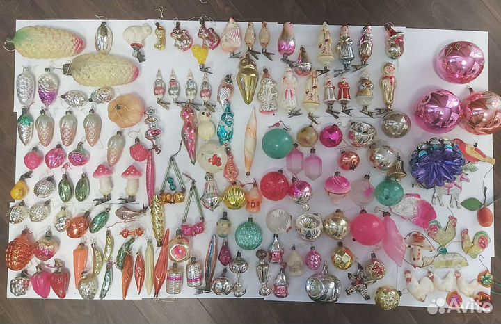 Елочные игрушки советские