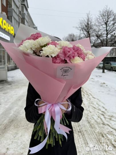 Букет гвоздик