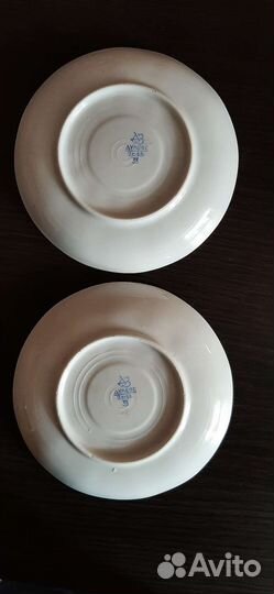 Блюдца Сирень 1958г Набор для спиртных напитков