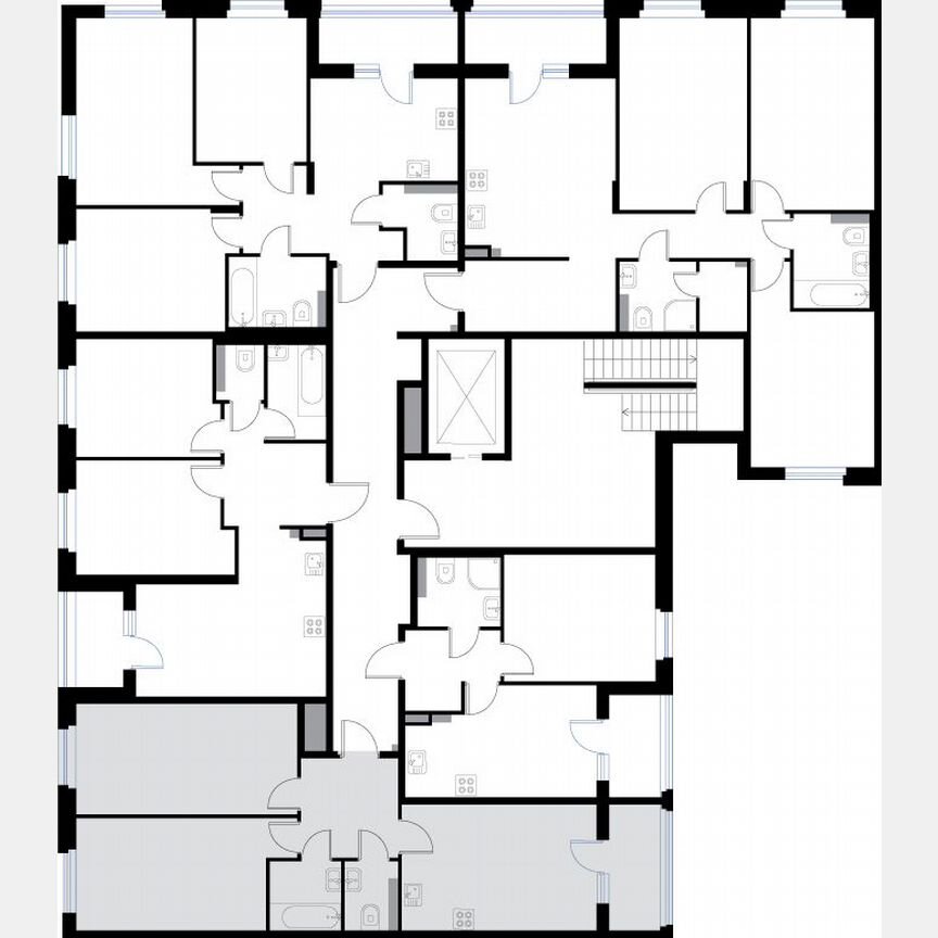 2-к. квартира, 60,2 м², 2/3 эт.