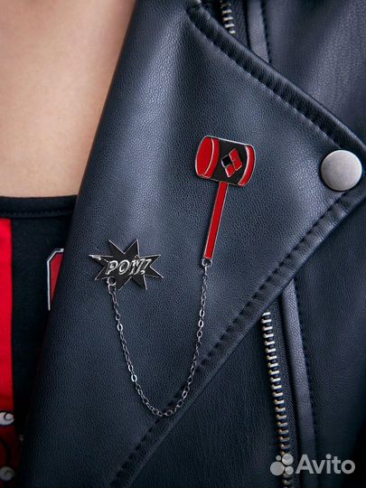 Набор пинов Харли Квинн и Джокер от DC Comics