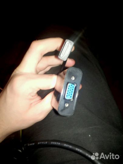 Hdmi-vga с доп питанием