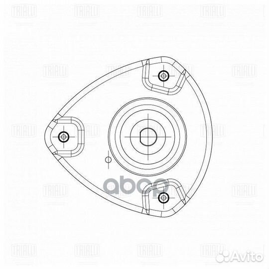 Опора амортизатора для а/м Kia Rio (05) (перед